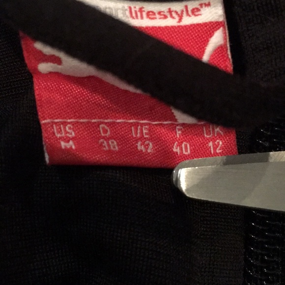 PUMA black/fuchsia color block track jacket - Picture 6 of 7